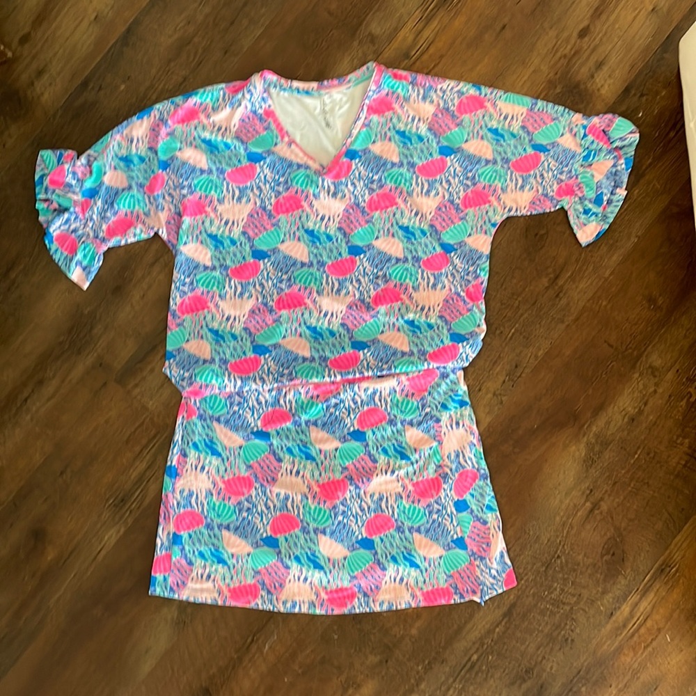 Lulu-B Lagoon Zip Skort with matching top
